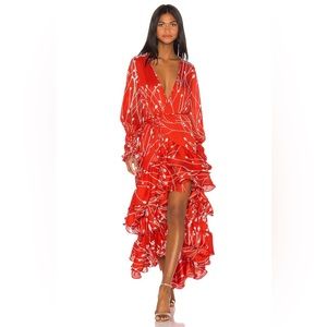 COPY - Red Alexis Rodina Gown